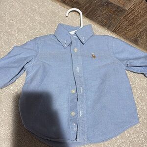 Polo by Ralph Lauren Light Blue Kids Button-Down Shirt